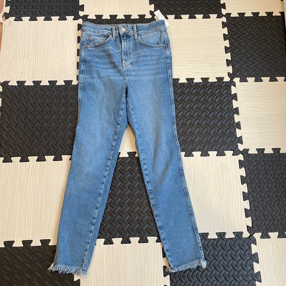 Free People Raw High Rise Jeggings - Sierra Blue - Size 29 - Picture 8 of 13